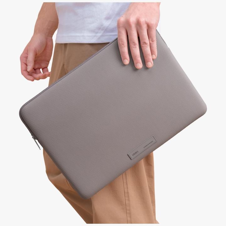 Actual product image Uniq Laptop Sleeve Cyprus Ridge Edition 14" waterproof neoprene grey (14")
