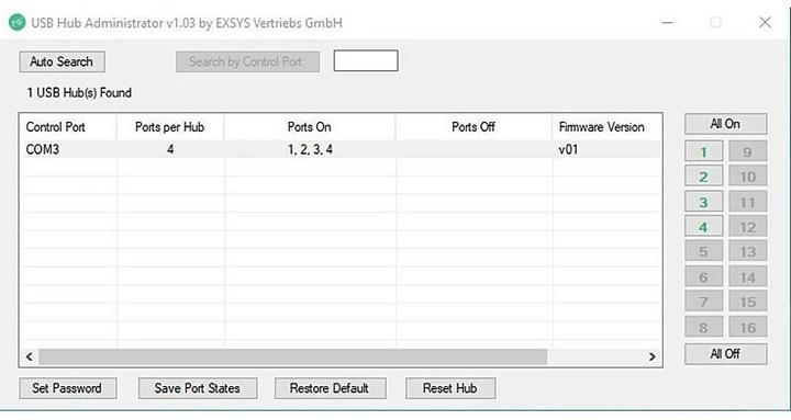 Produktbild Exsys USB-Hub EX-1504HMS (USB-B, 4 Ports)