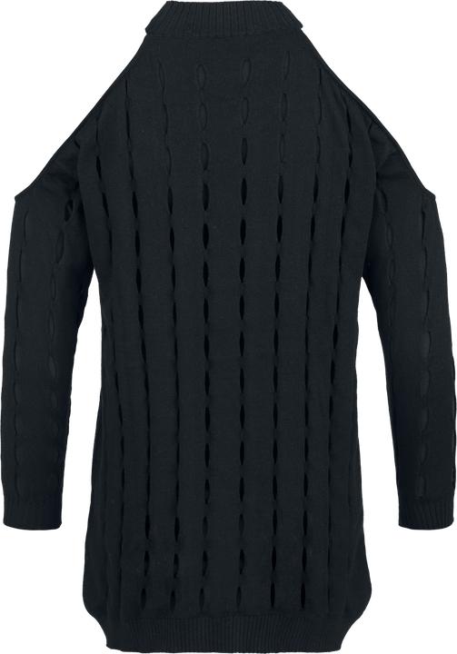 Actual product image Black Premium Essential cold shoulder Strickpullover (S)