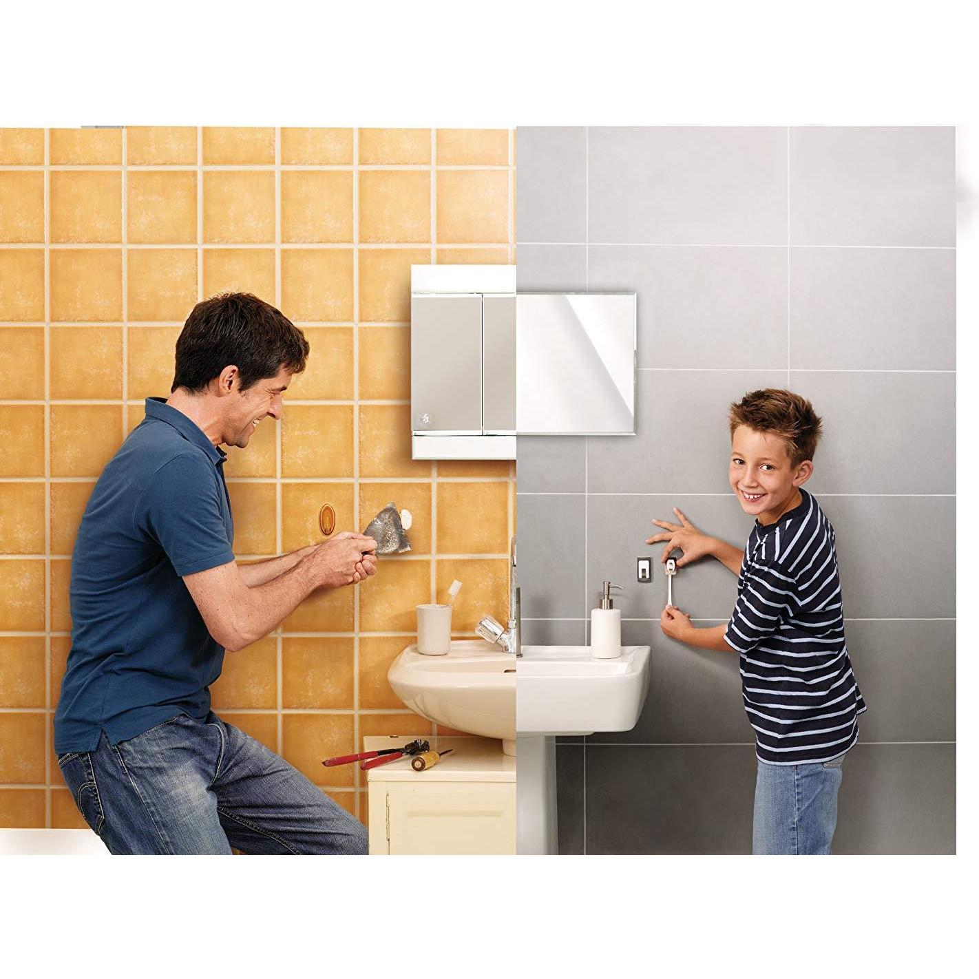 Thumbnail - tesa, Klebehaken + Klebenagel, Powerstrips SMALL, 1kg Halteleistung, 14x doppelseitige Klebestreifen