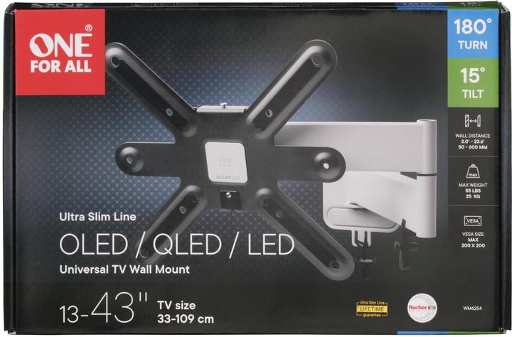 Immagine prodotto One for All WM 6254 (Muro, 25 kg, 13" - 43")