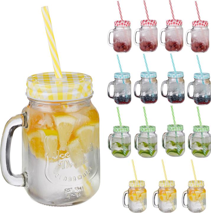 Produktbild Relaxdays 16x Trinkglas (0.50 l, 1 x)