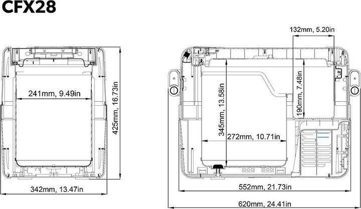 Actual product image Dometic CoolFreeze CFX 28 (26 l)