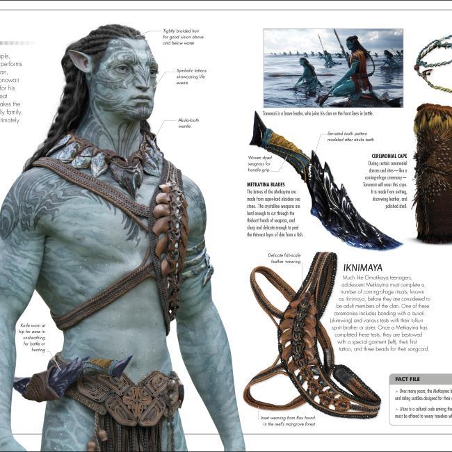 Actual product image Avatar The Way of Water The Visual Dictionary (English, Ben Procter, Dylan Cole, Joshua Izzo, Reymundo Perez, Sigourney Weaver, Zachary Berger, 2022)