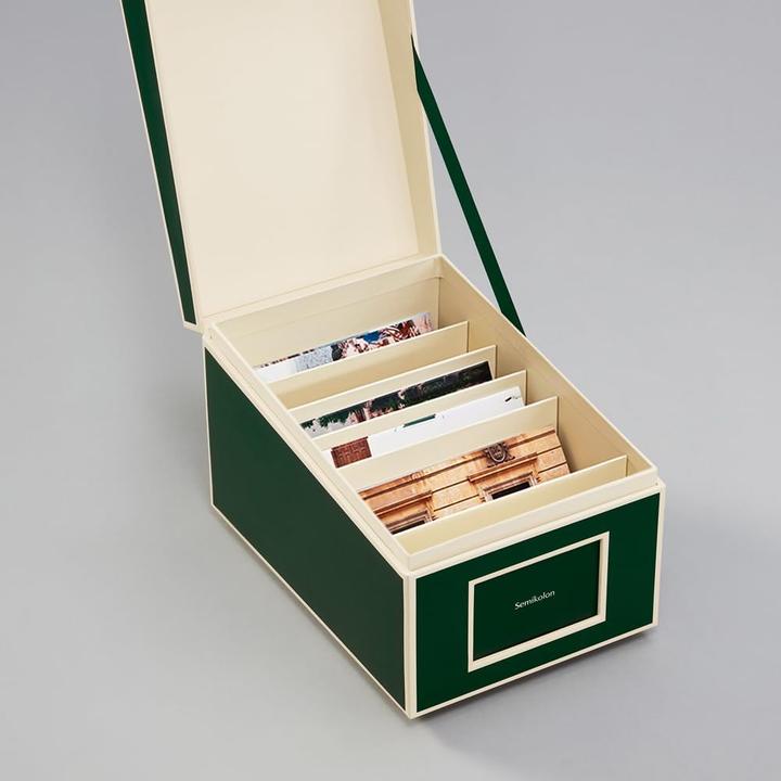 Image du produit Semikolon Boîte à photos verte (25.60 x 17.70 cm)