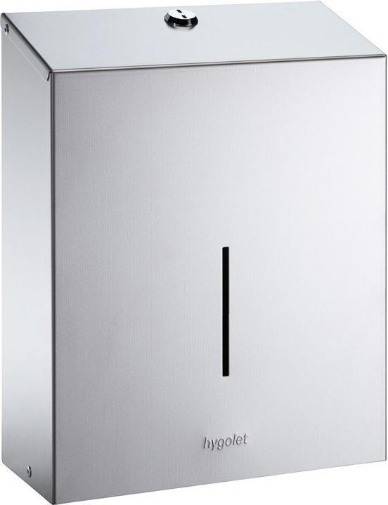 Hygolet Papierhandtuchspender Edelstahl Hygofold
