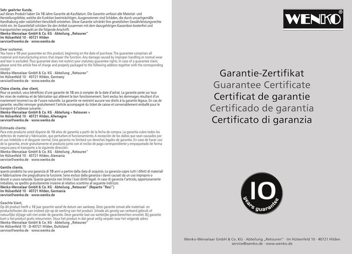 Produktbild Wenko Haushaltsleiter (Trittleiter, 44 cm)