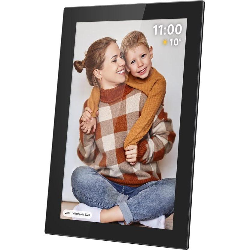 Thumbnail - Krüger&Matz Frameo Wi-Fi 10 1" (10.10", 1280 x 800 Pixel), Digitaler Bilderrahmen, Schwarz