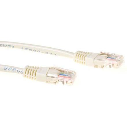 ACT Ivory 7 meter U/UTP CAT5E patch cable with RJ45 connectors. Cat5e u/utp ivory 7.00m (U/UTP, CAT5e, 7 m), Netzwerkkab...