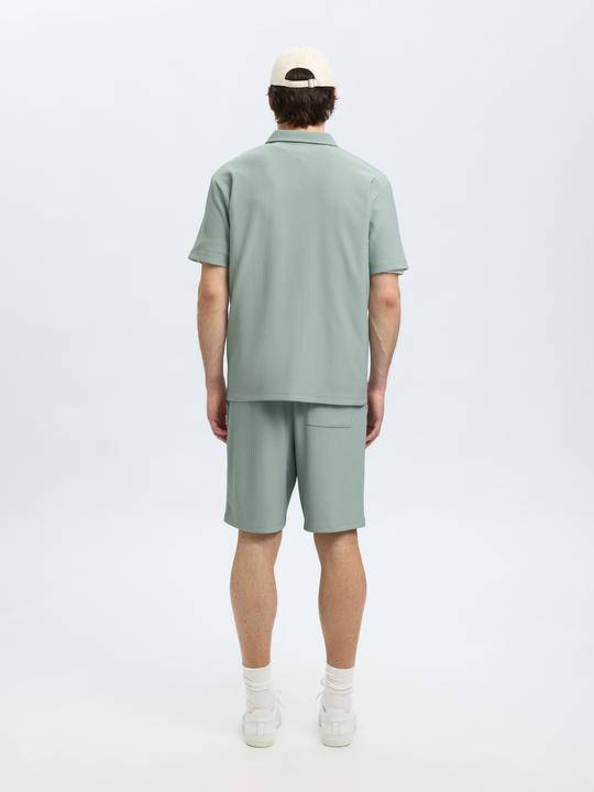 Produktbild Selected Half-Zip Plissee Polo shirt (XL)