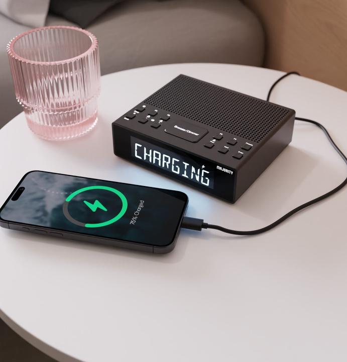 Actual product image Majority Knapwell DAB+ Radio mit Wecker (DAB+, FM, Bluetooth)