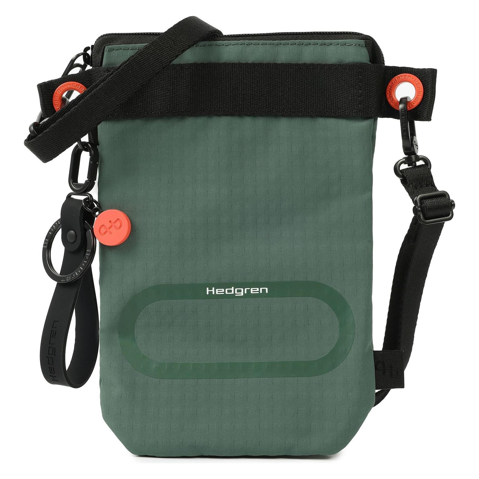 Hedgren, Herren, Handtasche, Uni Umhängetasche Rfid Schutz 13 Cm, Grün