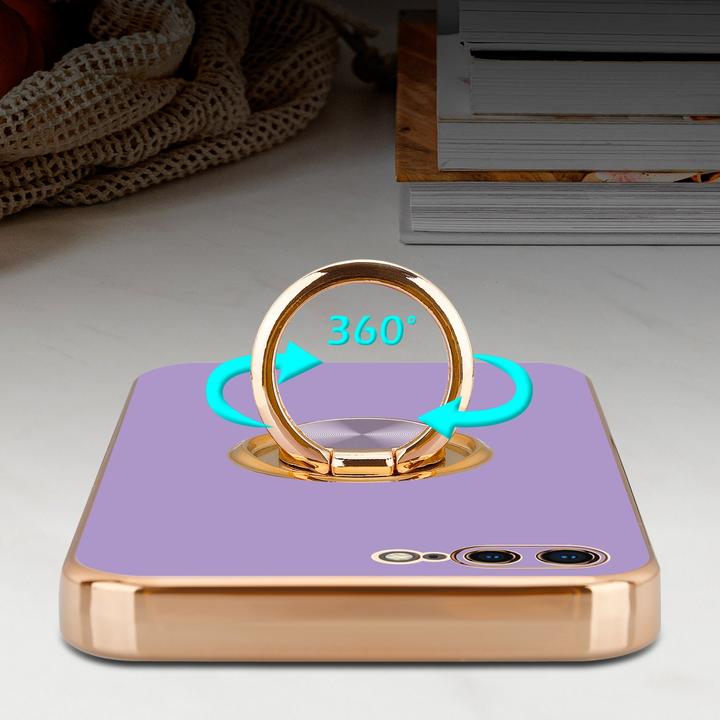 Immagine prodotto Cadorabo Custodia per Apple iPhone 7 PLUS / 7S PLUS / 8 PLUS in TPU con protezione della fotocamera e anello (Apple iPhone 7 Plus, Apple iPhone 7s Plus)