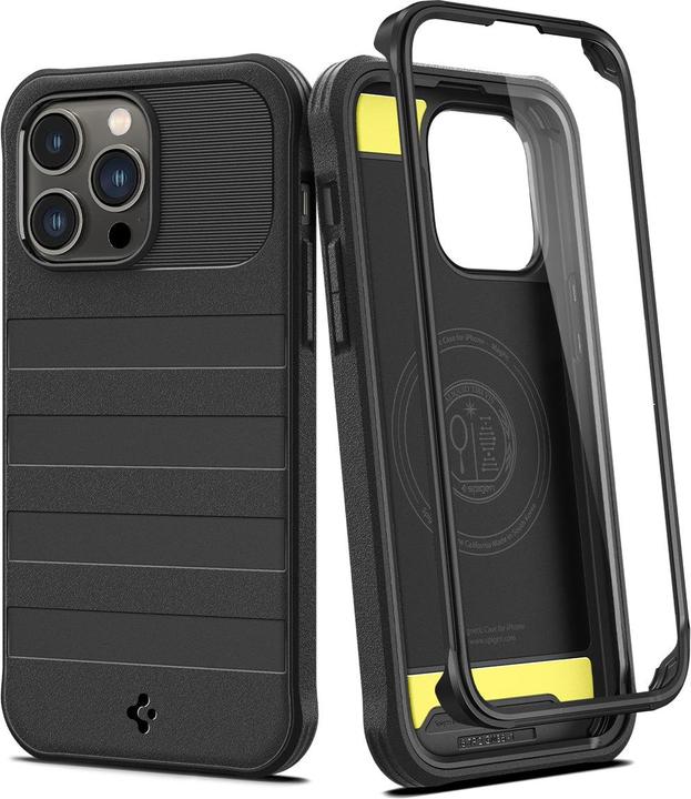 Actual product image Spigen Geo Armor 360 Mag Magsafe Iphone 14 Pro Black (Apple iPhone 14 Pro)