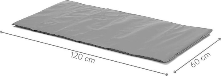 Actual product image TRAVEL BED 120X60 CM GREY