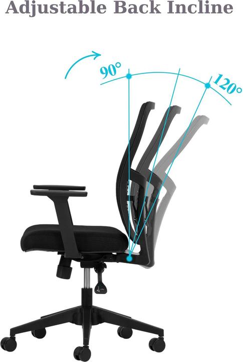 Image du produit Kalune Design Lumbar 108 Black Office Chair