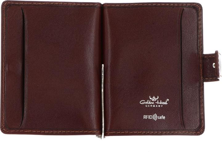 Actual product image Golden Head Colorado RFID clip billfold