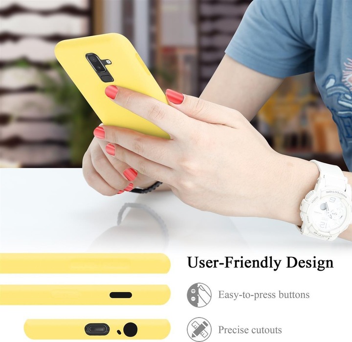 Produktbild Cadorabo TPU Liquid Silicone Case Cover (Samsung Galaxy J8 (2018))