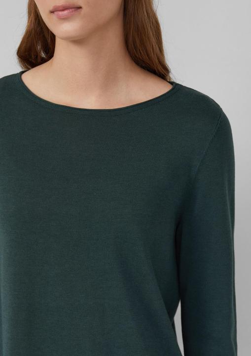 Produktbild s.Oliver Strickpullover Weicher Feinstrickpullover mit Rollkanten (46)