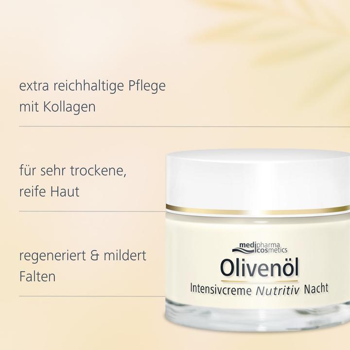 Produktbild Dr. Theiss Olivenöl Intensivcreme Nutritiv Nachtcreme, 50 ml CRE (50 ml, Nachtcreme)