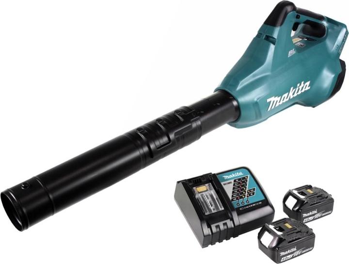 Produktbild Makita DUB 362 RM Akku Laubbläser 2x18V + 2x Akku 4,0Ah + Ladegerät (Akkubetrieb)