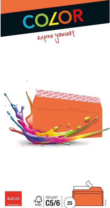 Produktbild Elco Briefcouvert - COLOR OPTIFIX (C5, C6, 25x)