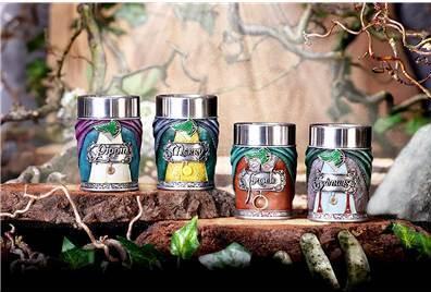 Produktbild Nemesis Now Lord of the Rings Hobbit Shot Glass Set (4 x, Schnapsgläser + Shotgläser)