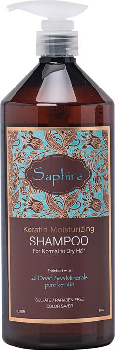 Produktbild Saphira Keratin Moisturizing Shampoo (Flüssiges Shampoo, 1000 ml)
