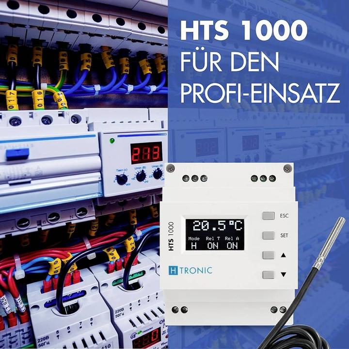 Produktbild H-Tronic H Tronic Temperaturschalter Hutschienen HTS 1000