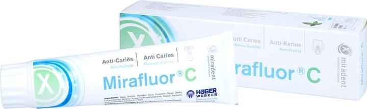 Produktbild Herba Miradent Mirafluor c Aminfluorid Zahncreme (100 ml)