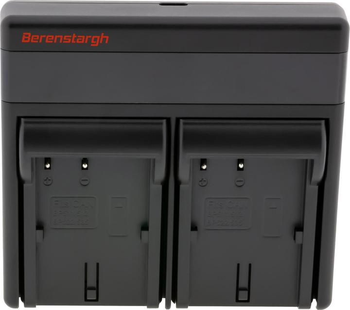 Produktbild Berenstargh Dual PD Hyper Ladegerät f. Canon BP-511BP-512A BP-535 USB-C in/out Powerbankfunktion (Kamera Akku Ladegerät)