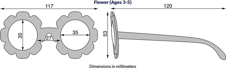 Actual product image Babiators Polarised Flower Irresistible Iris