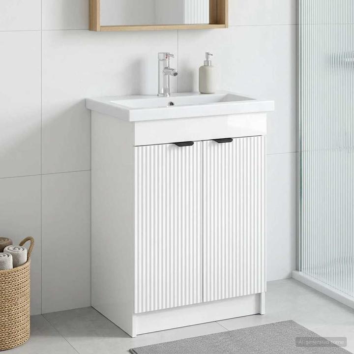 Produktbild vidaXL Badezimmerschrank (37.50 x 56 x 81 cm)