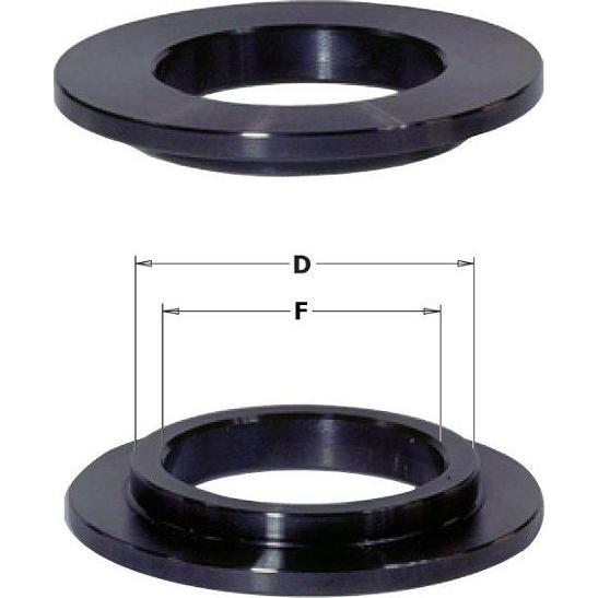 CMT, Punte per fresa, 699.030.26 Reduzierhülse mit Bund 25,4x30