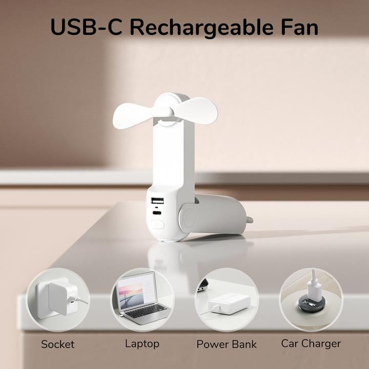 Image du produit Jisulife Ventilateur de poche Life8 white