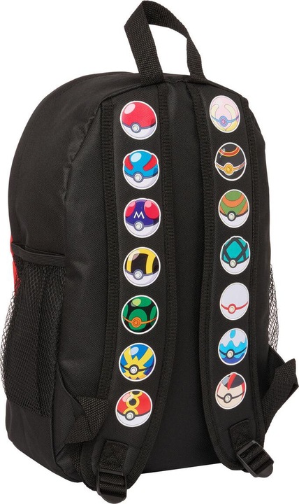 Immagine prodotto Pokémon Zaino scuola Nero Rosso 28 x 40 x 12 cm