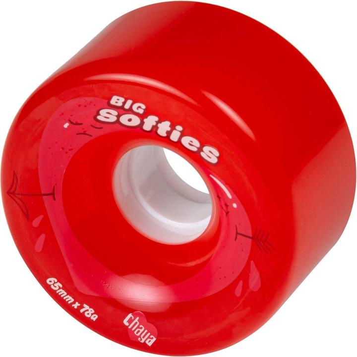 Immagine prodotto Chaya Ruote Big Softie's Clear 65mm 2023 (65 mm)
