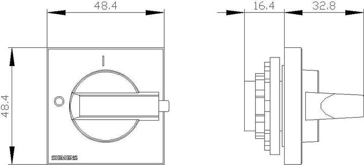 Produktbild Siemens Drehantrieb rt/ge 3LD9343-7C