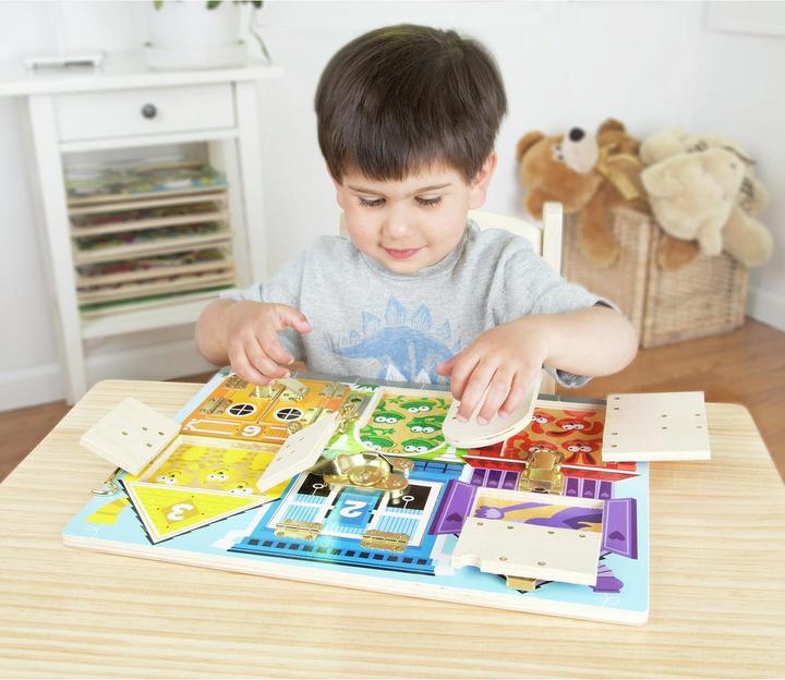 Actual product image Melissa & Doug Board with fasteners