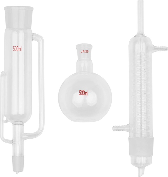 Immagine prodotto Steinberg Estrattore Soxhlet - con condensatore a ricaduta e matraccio di titolazione (500 ml)