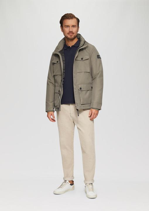 Produktbild S.Oliver Outdoor-Jacke Gefütterte Jacke mit aufgesetzten Taschen im Utility-Stil (L)