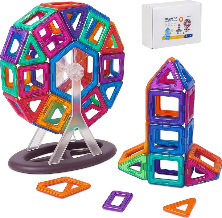 Produktbild Relaxdays Magnetbausteine Set für Kinder