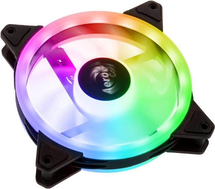 Actual product image AeroCool Duo 12 computer case fan 12 cm black (120 mm, 1x)