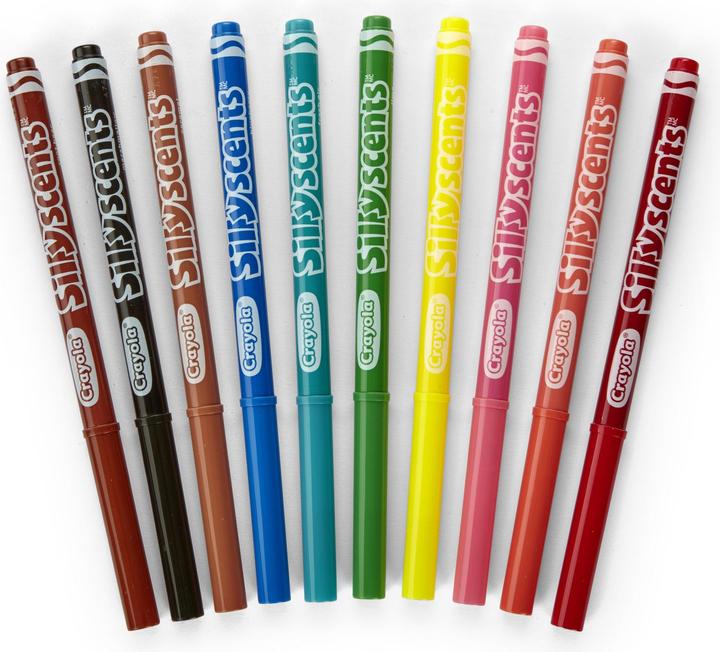 Actual product image Crayola 10 Silly Scents (Multinational, 10 x)