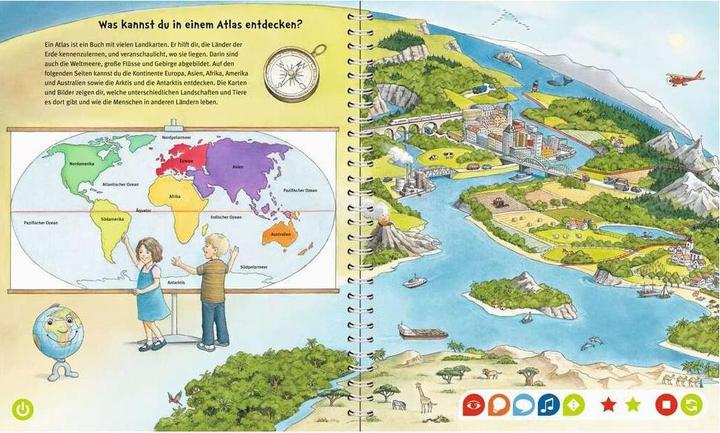 Actual product image tiptoi My Great World Atlas (German, Inca Friesian, Constanze Schargan, 2013)