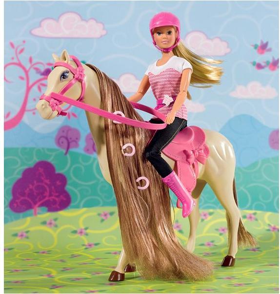 Produktbild Simba Steffi mit Pferd im Jockey-Outfit