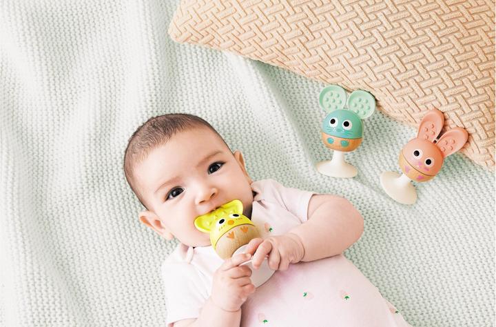 Image du produit Hape Cheery Critter Rattle Trio