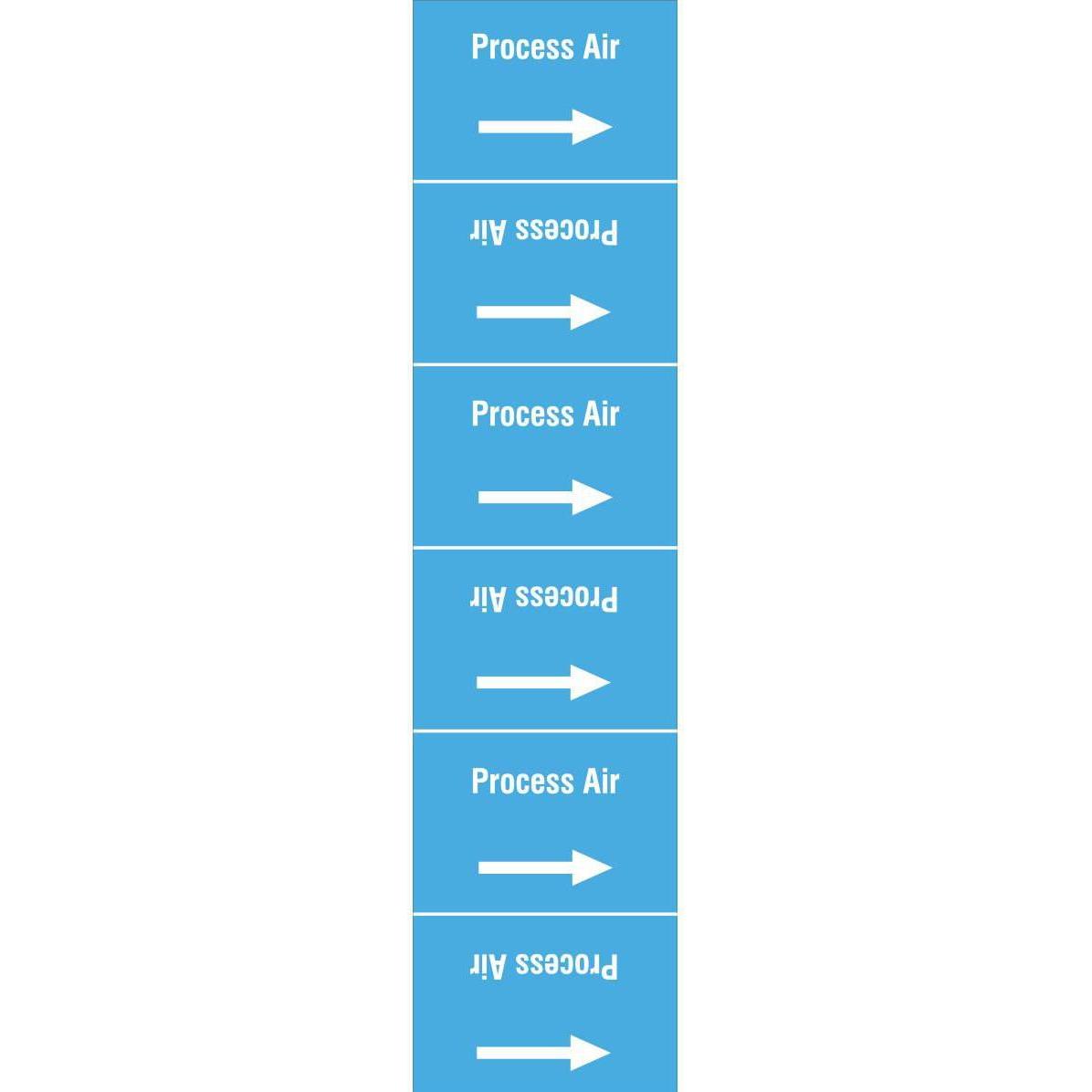 Brady, Etiketten, ISO 20560 Pipe Markers - Air