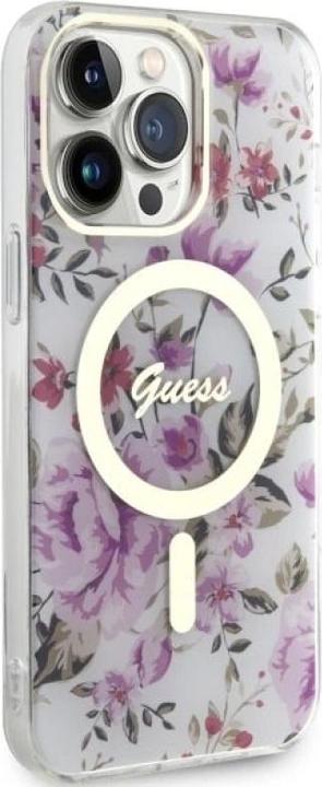 Produktbild Guess iPhone 14 Pro 6.1 hardcase Flower MagSafe (Apple iPhone 14 Pro)