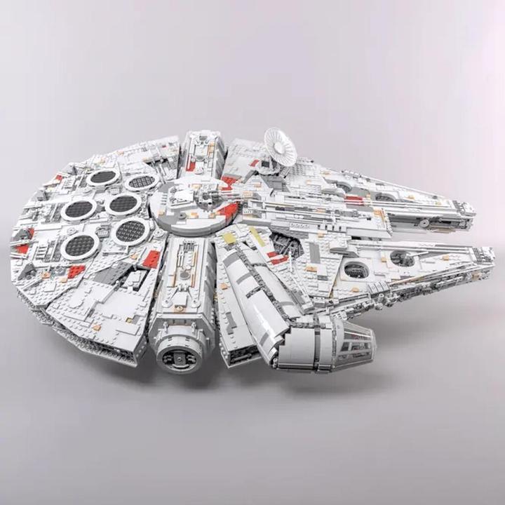 Actual product image iDisplayit Acrylic stand 2 in 1 for LEGO® 75192 Star Wars UCS Millennium Falcon